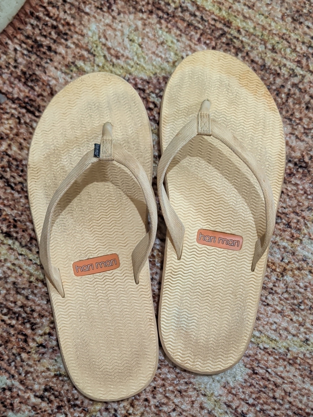 Mari Mari Women's Tan Flip Flop Sandals